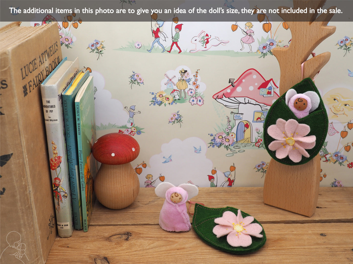 Rose fairy doll