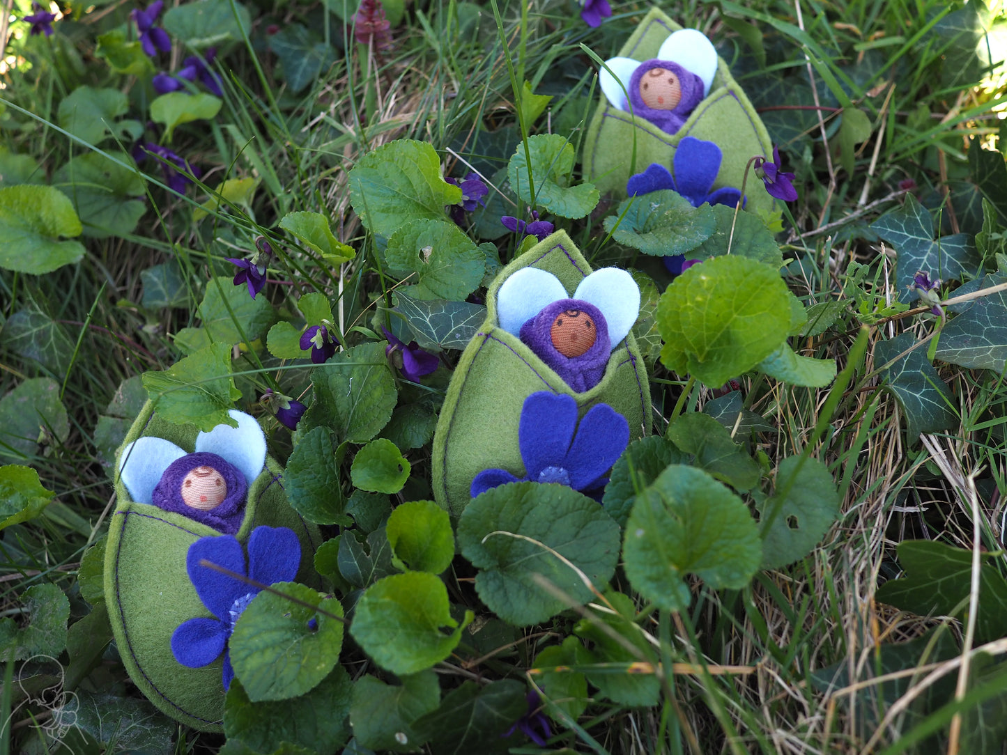 Violet flower fairy