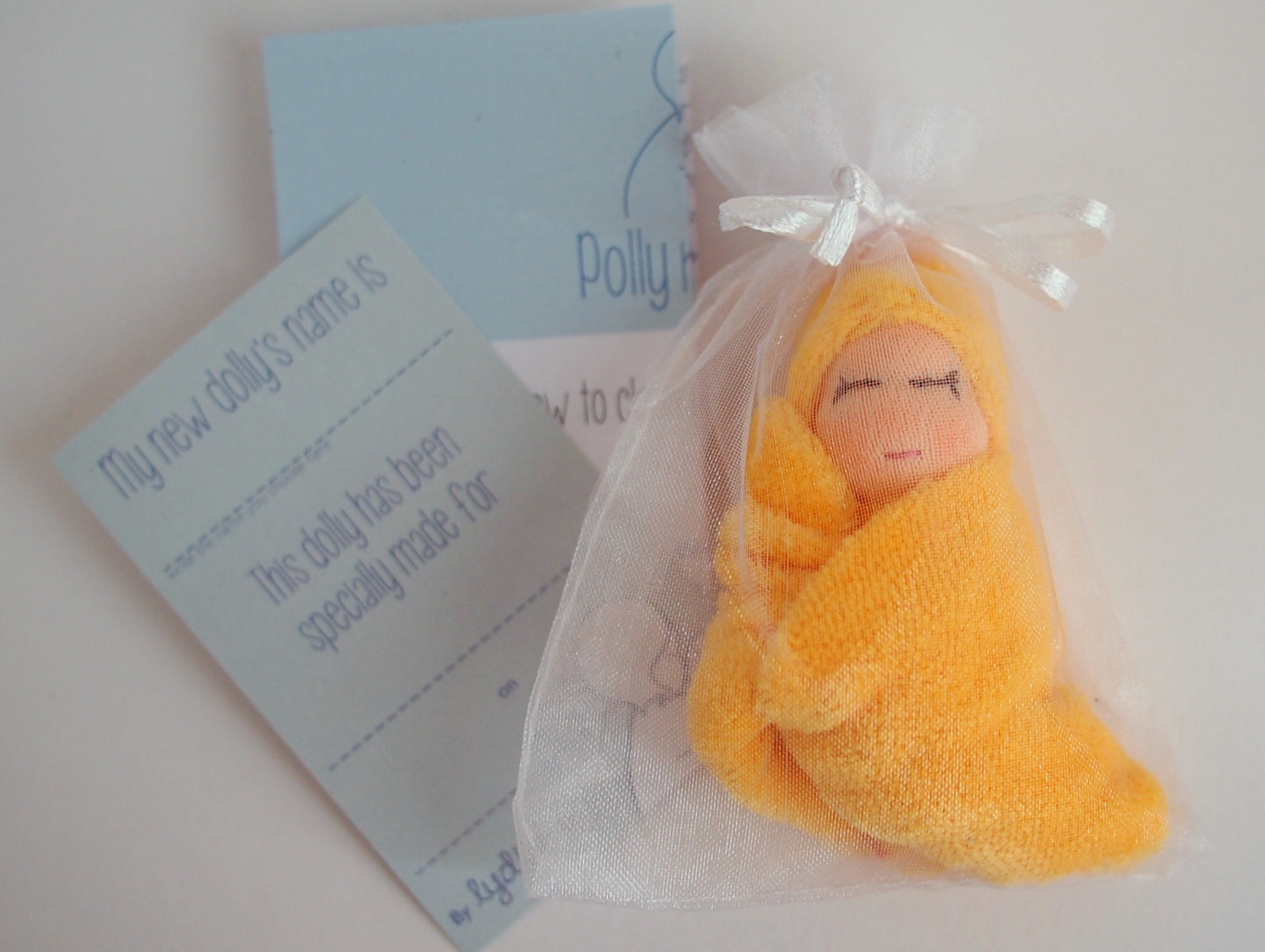Penny: tiny sleeping baby doll