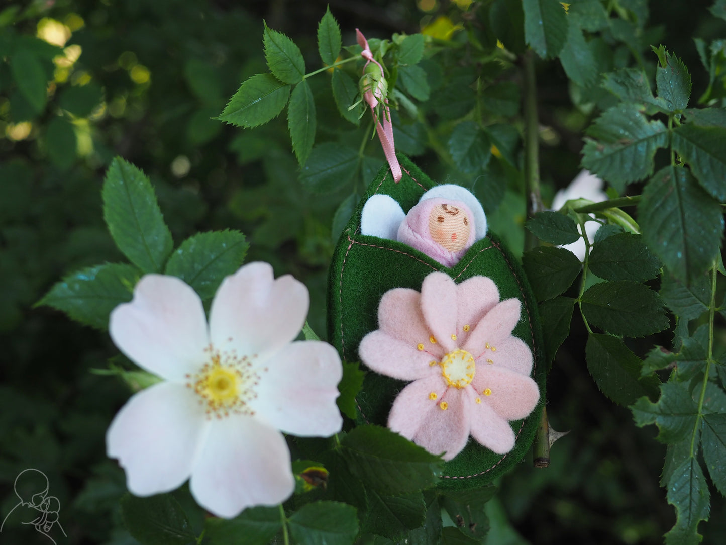 Rose fairy doll