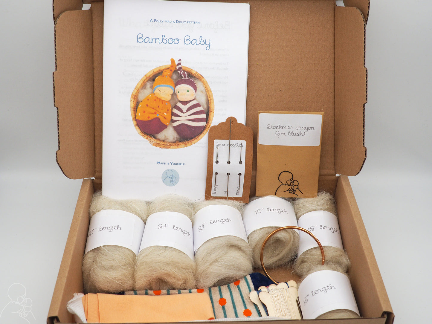 Make it yourself - bamboo baby doll kit