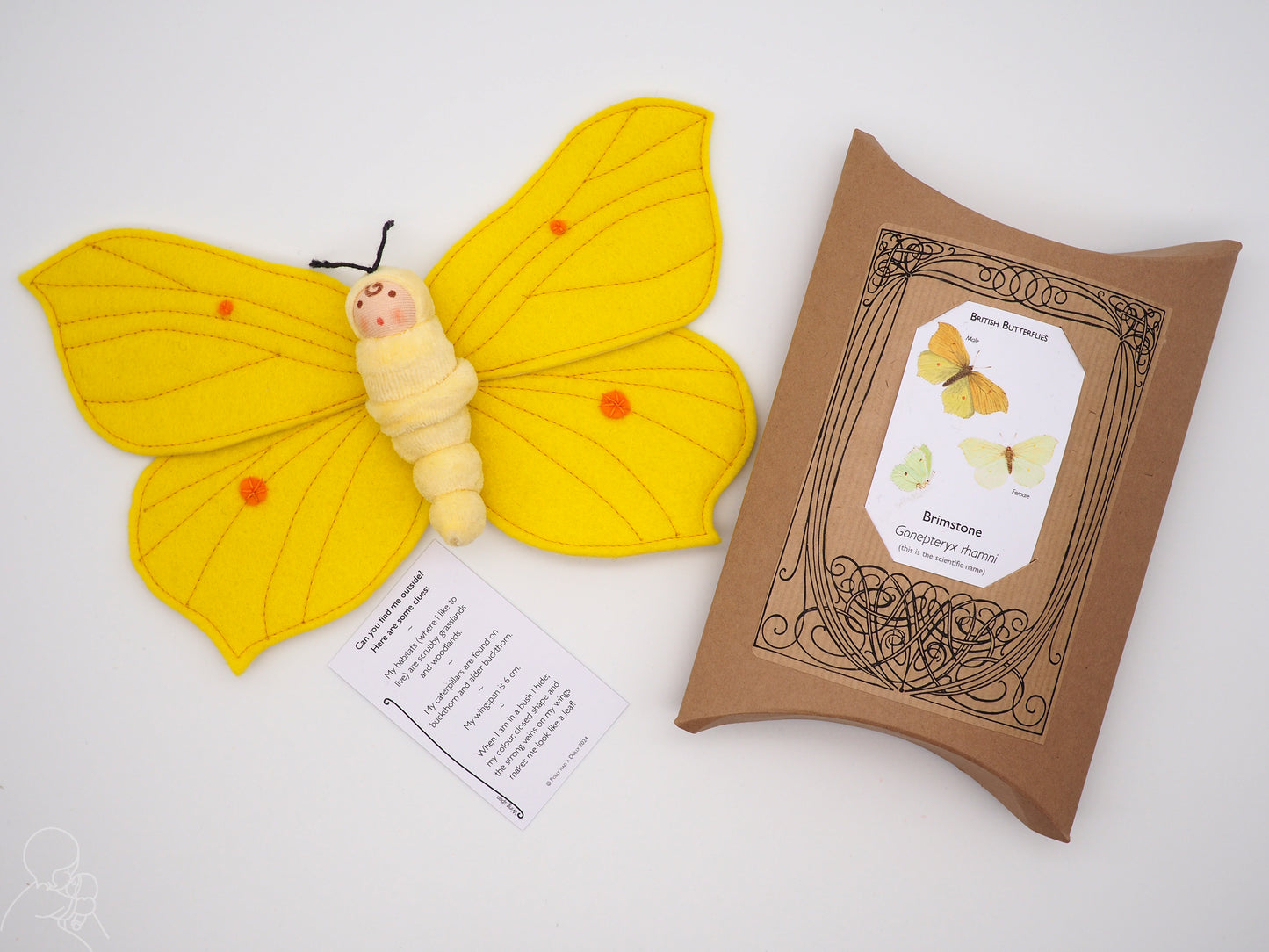 Brimstone Butterfly Doll