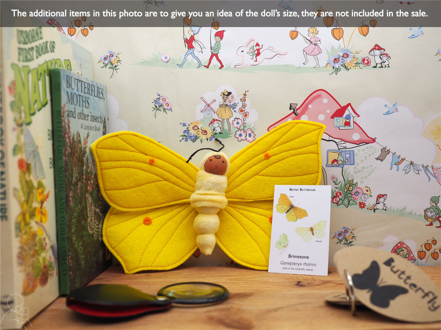 Brimstone Butterfly Doll
