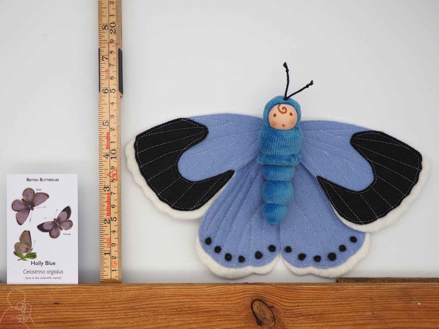 Holly Blue Butterfly Doll