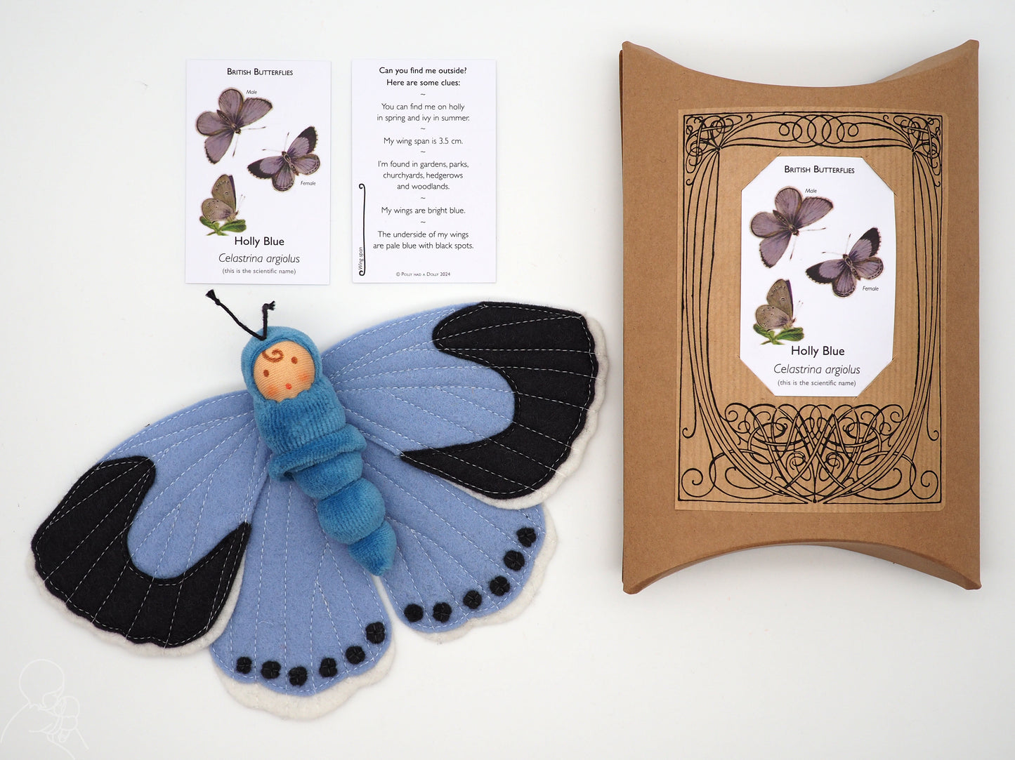 Holly Blue Butterfly Doll