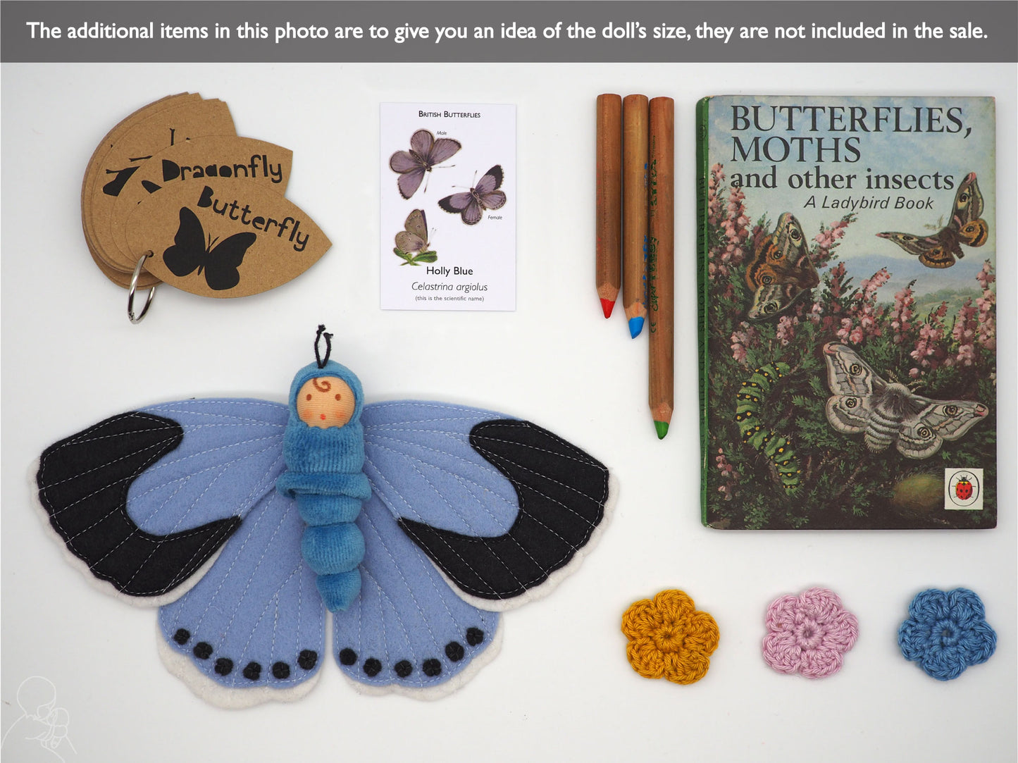 Holly Blue Butterfly Doll
