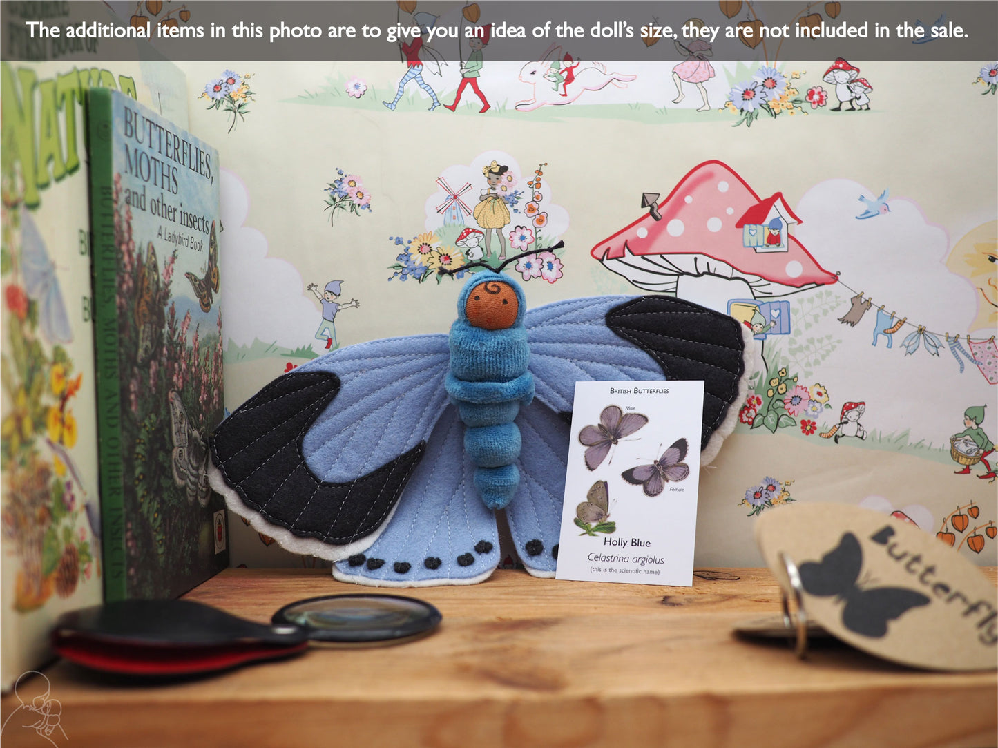 Holly Blue Butterfly Doll