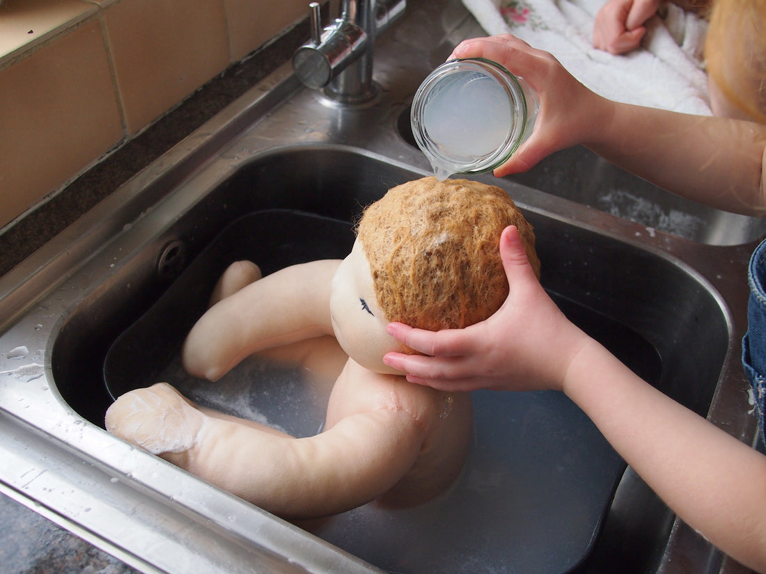 How to clean your wool doll: part 2