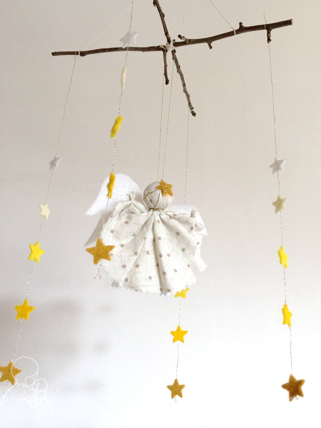 How to: make a star angel mobile!