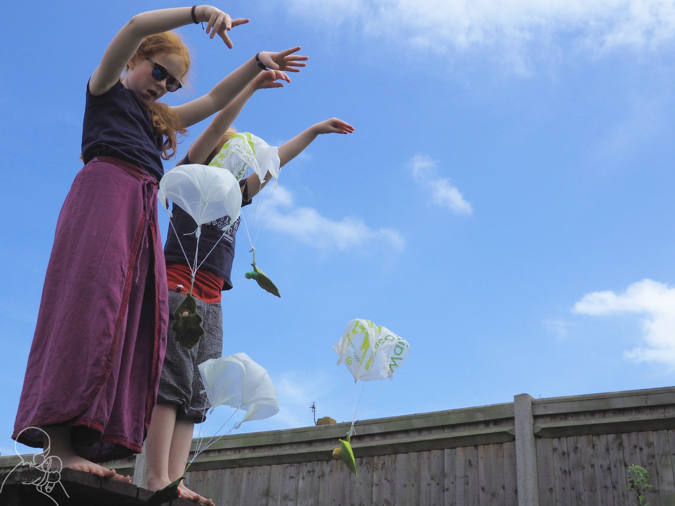 Engaging in doll play : parachutes for tiny dolls – Polly had a Dolly