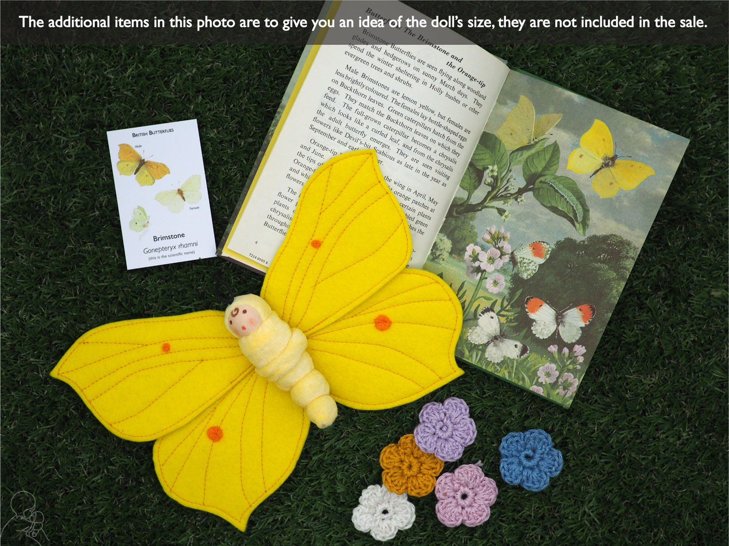 Brimstone Butterfly Doll